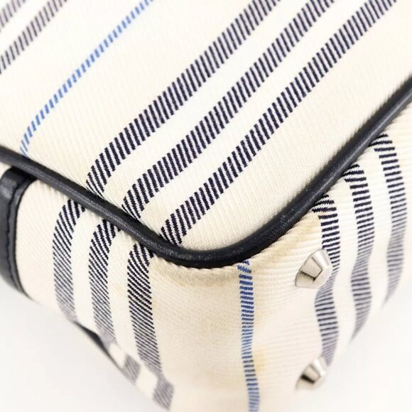 BURBERRY One Belt Shoulder Bag off white canvas Women - Picture 4 of 12